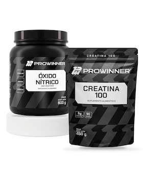 Set de suplementos alimenticios Oxido nítríco no master y creatina 100 Prowinner