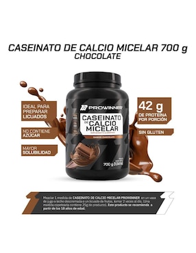 Set de suplementos alimenticios Caseinato de calcio micelar