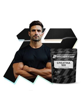 Set de suplementos alimenticios Caseinato de calcio micelar y creatina 100 Prowinner