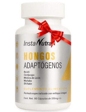 Hongos adaptógenos Instanutra con hongo de melena de león de 90 cápsulas