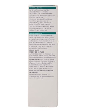 Tratamiento facial Dermopure Clinical Fluido Matificante dermatológico Eucerin
