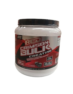 Creatina monohidratada crimson bulk Redline sabor blackberry de 1 kg