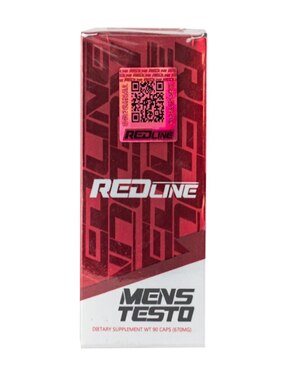 Mens testo Redline de 90 cápsulas