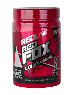 Glutamina redfox Redline sabor natural de 400 g