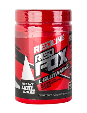 Glutamina redfox Redline sabor natural de 400 g