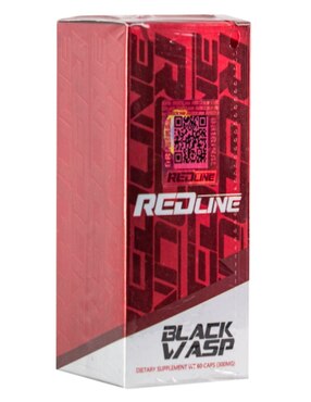 Quemador Black wasp Redline de 60 cápsulas