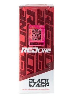Quemador Black wasp Redline de 60 cápsulas