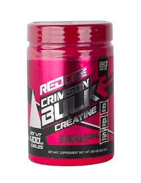 Creatina monohidratada crimson bulk Redline de 400 g