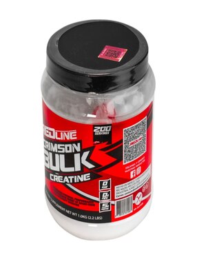 Creatina monohidratada crimson bulk Redline sabor frutas de 1 kg