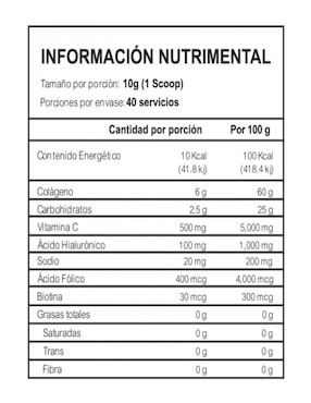 Colageno hidrolizado scarlet cheetah Redline sabor grosella de 400 g