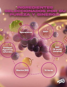 Resvera OX BPN PRO con resveratrol de 60 cápsulas