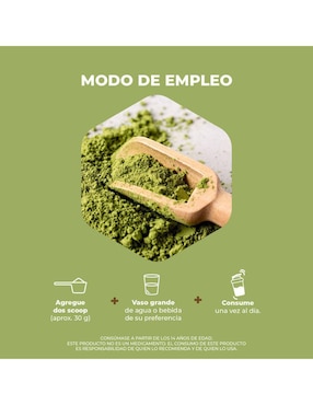 Proteína vegetal Pronat con proteína de arroz, proteína de chícharo y probióticos sabor matcha de 400 G