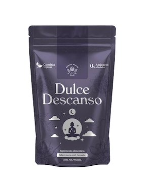 Gomitas dulce descanso Esencia Mental con CBD sabor mora azul y lavanda de 90 gomitas