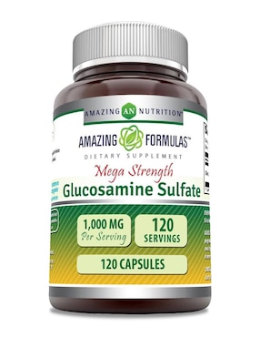 Glucosamine sulfate 1000 mg Amazing Nutrition de 120 cápsulas