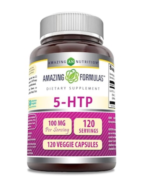 5-HTP 100 mg Amazing Nutrition de 120 cápsulas