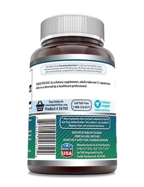 NAC 600 mg Amazing Nutrition de 250 cápsulas