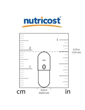 Alpha GPC 600 mg Nutricost de 120 cápsulas