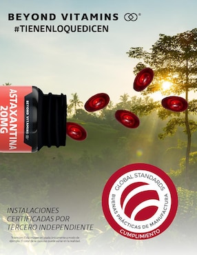 Astaxantina Omega 3 Beyond Vitamins de 60 cápsulas