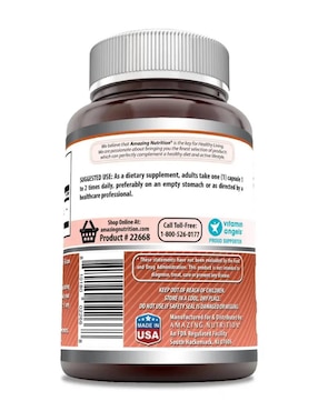 L-lisina suplemento aminoácido esencial para inmunidad y colágeno Amazing Nutrition con lisina de 250 tabletas