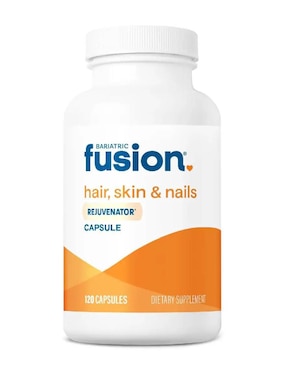 Hair skin & nails suplemento dietético rejuvenecimiento capilar piel y uñas Bariatric Fusion con biotina y vitaminas de 120 cápsulas