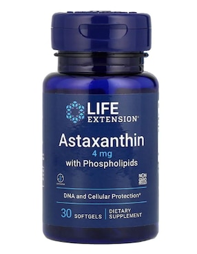 Astaxantina con fosfolípidos 4 mg Life Extension de 30 cápsulas