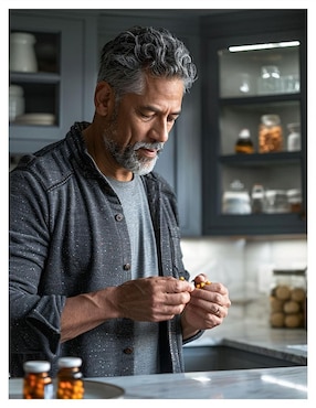Suplemento alimenticio activador de celulas madre alga afa y fo ti Vital Tonic con hongo shiitake de 60 cáp