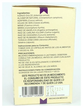 Suplemento alimenticio hierbas suecas Herba Suecas con n-acetil-cisteína de 120 cáp