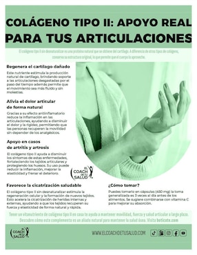 Suplemento alimenticio colágeno tipo II uc II Oseovitacure con cúrcuma de 60 cáp