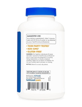L-Teanina 200 mg Nutricost de 240 cápsulas