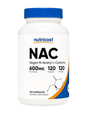 N-Acetil L-Cisteína NAC Nutricost de 120 cápsulas