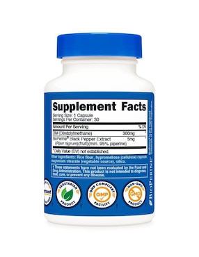 DIM 300 mg Nutricost de 30 cápsulas