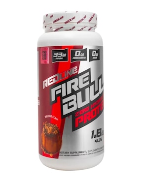 Proteína zero fire bull Redline sabor nuez