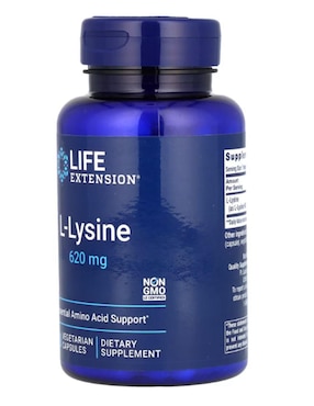 L-lysine Life Extension con lisina de 100 cápsulas