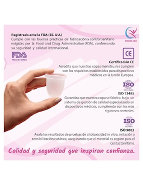 Kit copa menstrual con vaso esterilizador Renova-Her