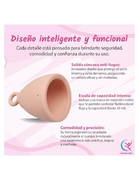 Kit copa menstrual con vaso esterilizador Renova-Her