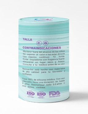 Kit copa menstrual con vaso esterilizador Renova-Her