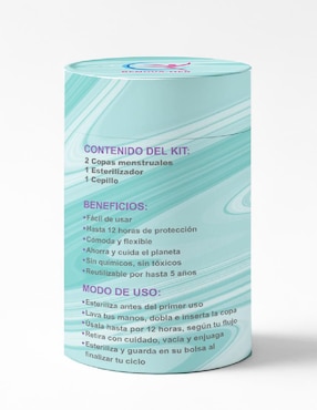 Kit copa menstrual con vaso esterilizador Renova-Her
