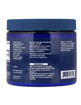 Neuro-Mag Life Extension con magnesio sabor original de 94 g