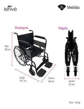 Silla de ruedas Lenivé Rued-02