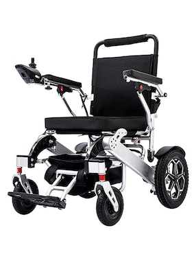 Silla de ruedas eléctrica plegable rinde 18 km hasta 0 a 110 kg Lenivé RUED-3E