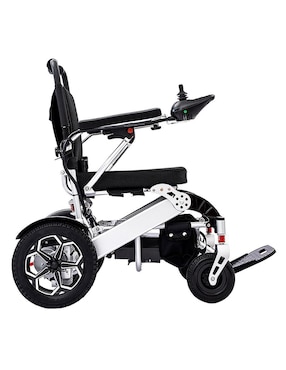 Silla de ruedas eléctrica plegable rinde 18 km hasta 0 a 110 kg Lenivé RUED-3E