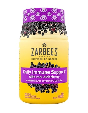 Gomitas de saúco negro Zarbee's con multivitaminico