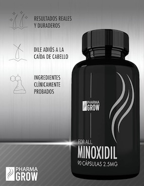 Minoxidil Pharma Grow de 90 cápsulas