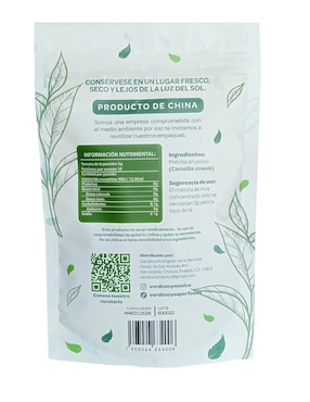 Matcha orgánica grado ceremonial antioxidante Terraria polvo