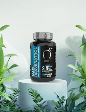 NAD + Resveratrol + Coenzima Q10 Vito - Vitaminas Totales de 60 cápsulas