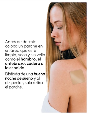Recharge sleeping patch The Everyday Lab con melatonina de 12 parches