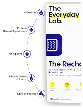 Recharge sleeping patch The Everyday Lab con melatonina de 12 parches