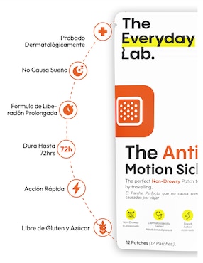 Anti- nausea motion sickness The Everyday Lab de 12 parches