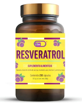 Pillbox Propia con resveratrol sabor uva