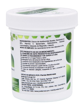 Nicotinamida NAD Bdm Lab con resveratrol de 60 cápsulas